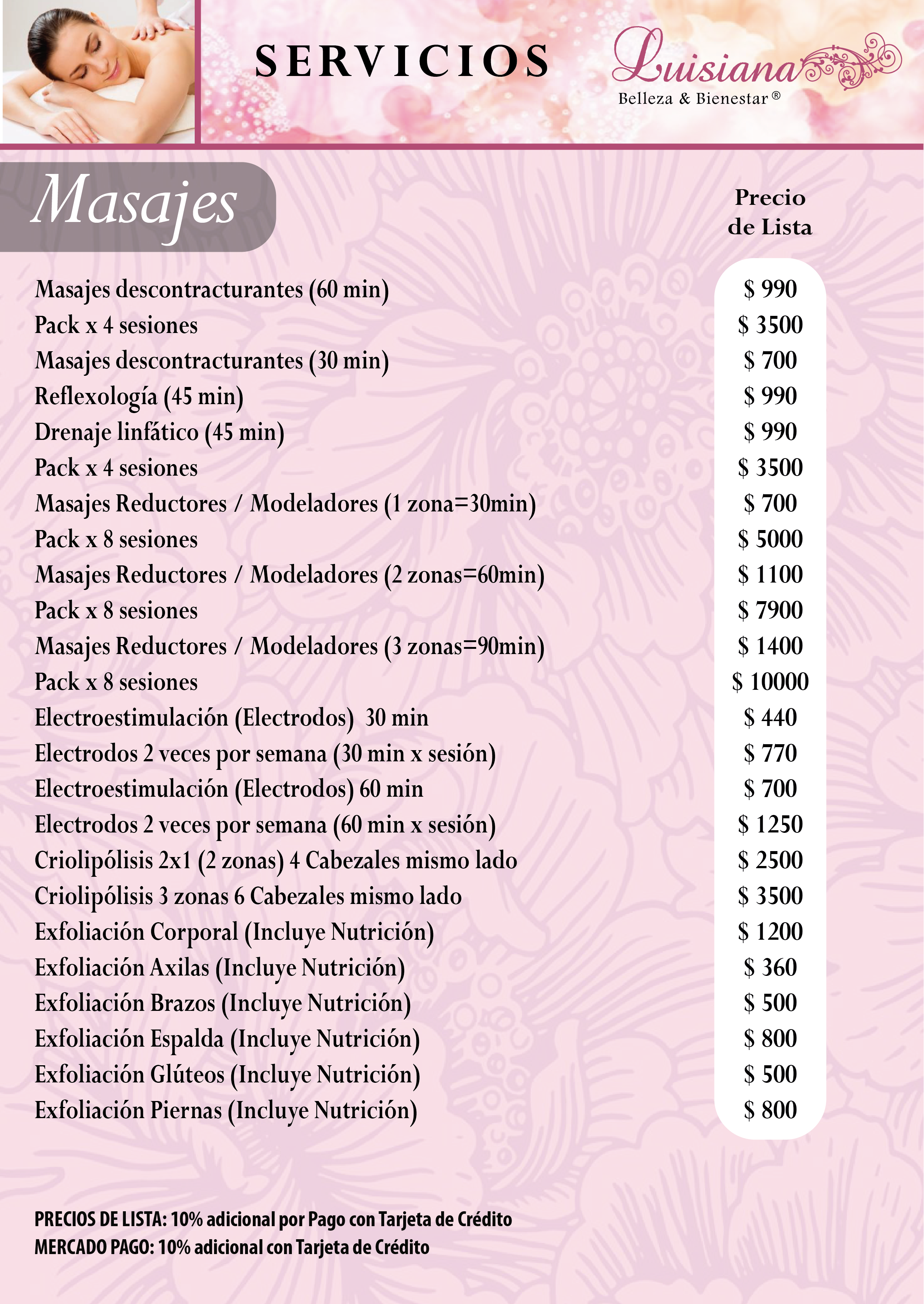 Carta de Luisiana en Caballito, CABA — página 2